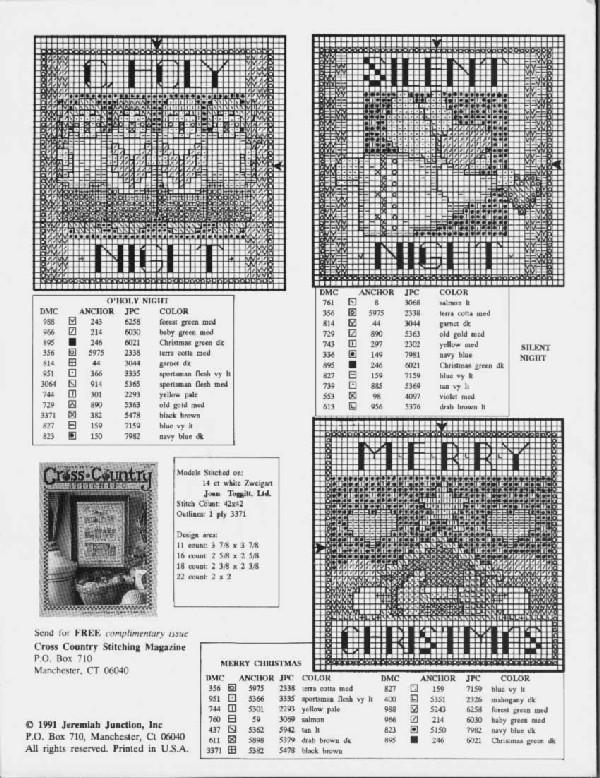 Schema punto croce Star Of Bethlehem 02