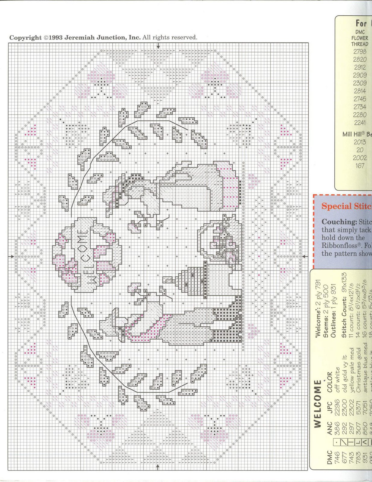 Schema punto croce Stitched With Love 02
