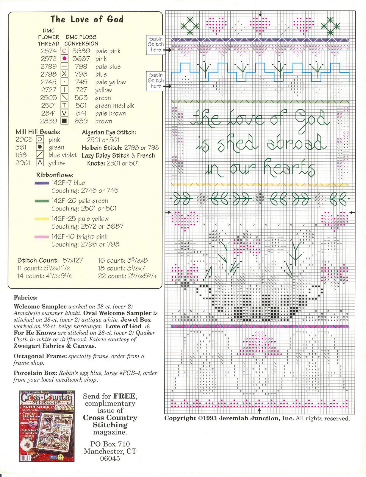 Schema punto croce Stitched With Love 04