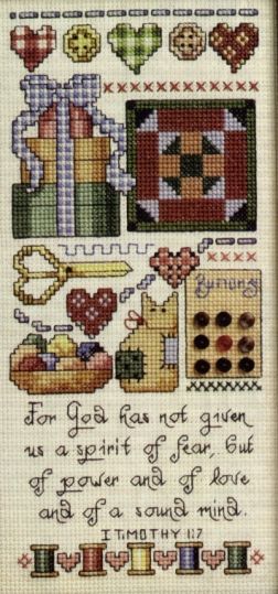Schema punto croce Stitchers Sampler 01