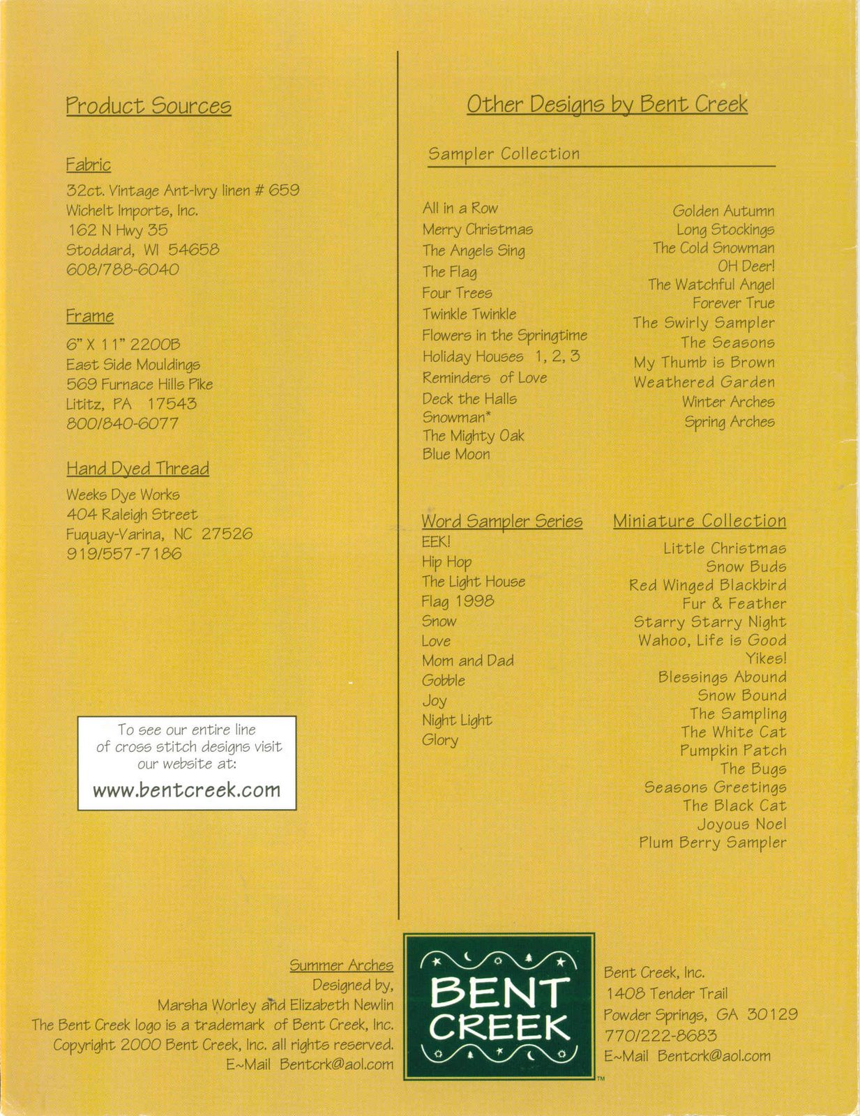 Schema punto croce Summer Arches 02