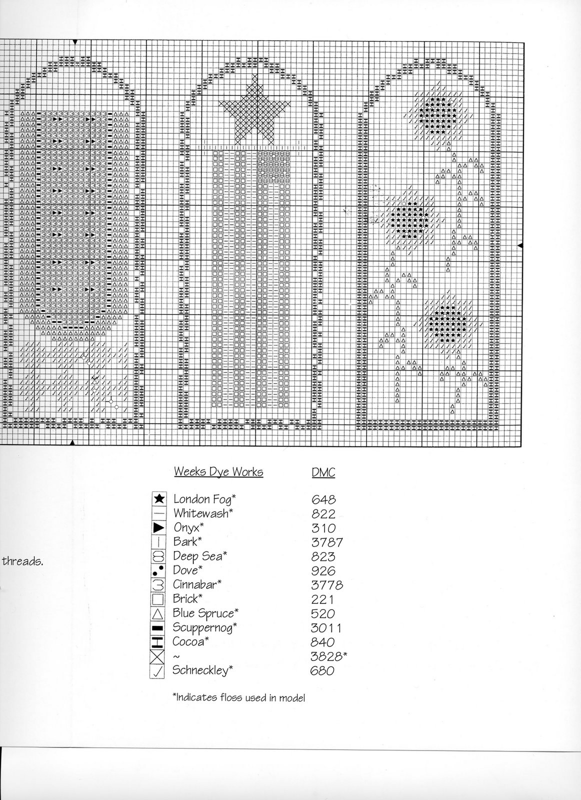 Schema punto croce Summer Arches 04