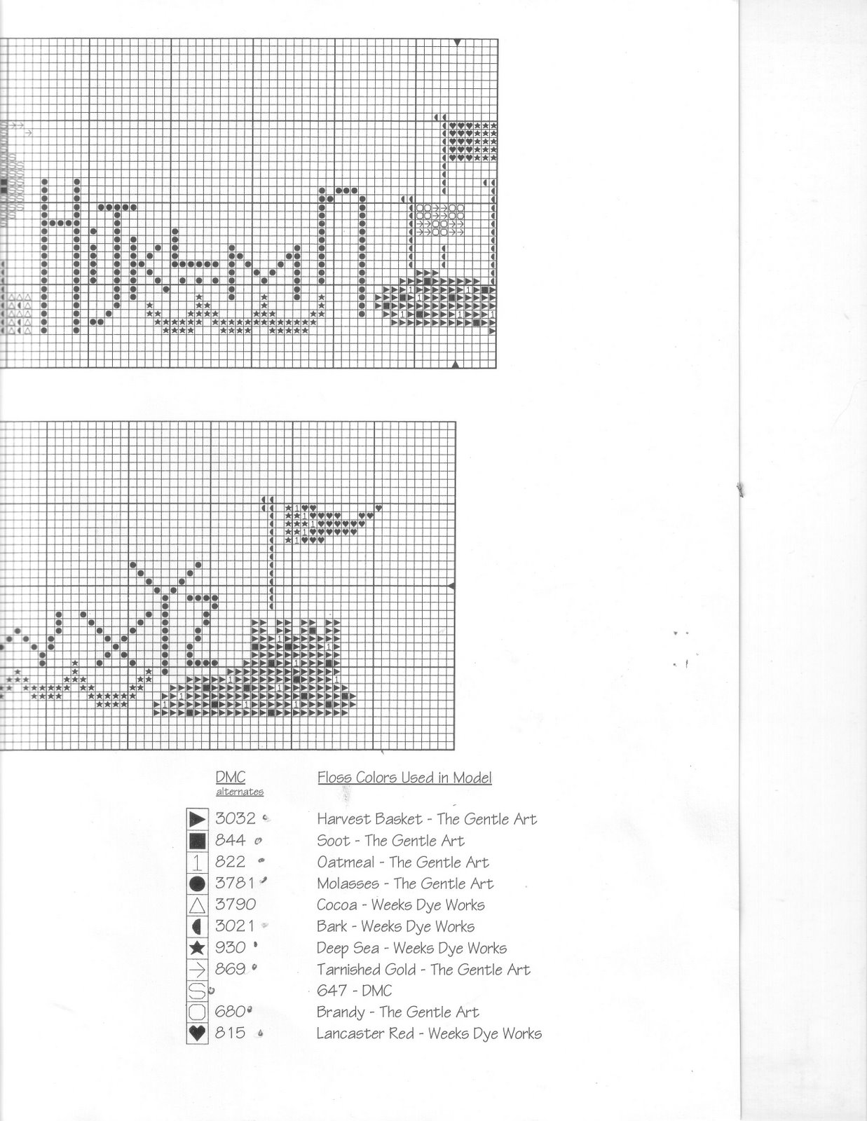 Schema punto croce Summer Row 04