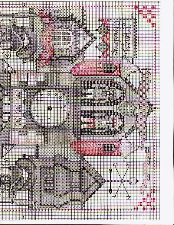 Schema punto croce The Nutcracker Factory 02