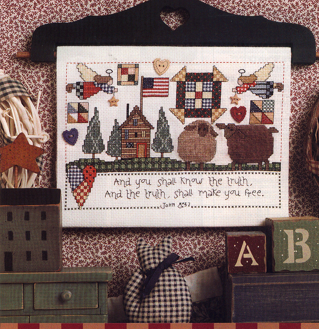 Schema punto croce The Truth 01