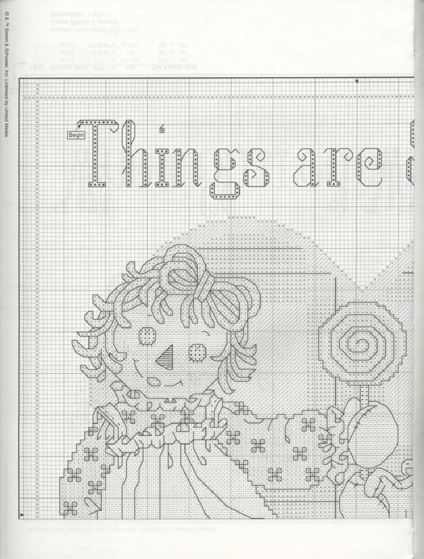 Schema punto croce Things Are Sweeter 02