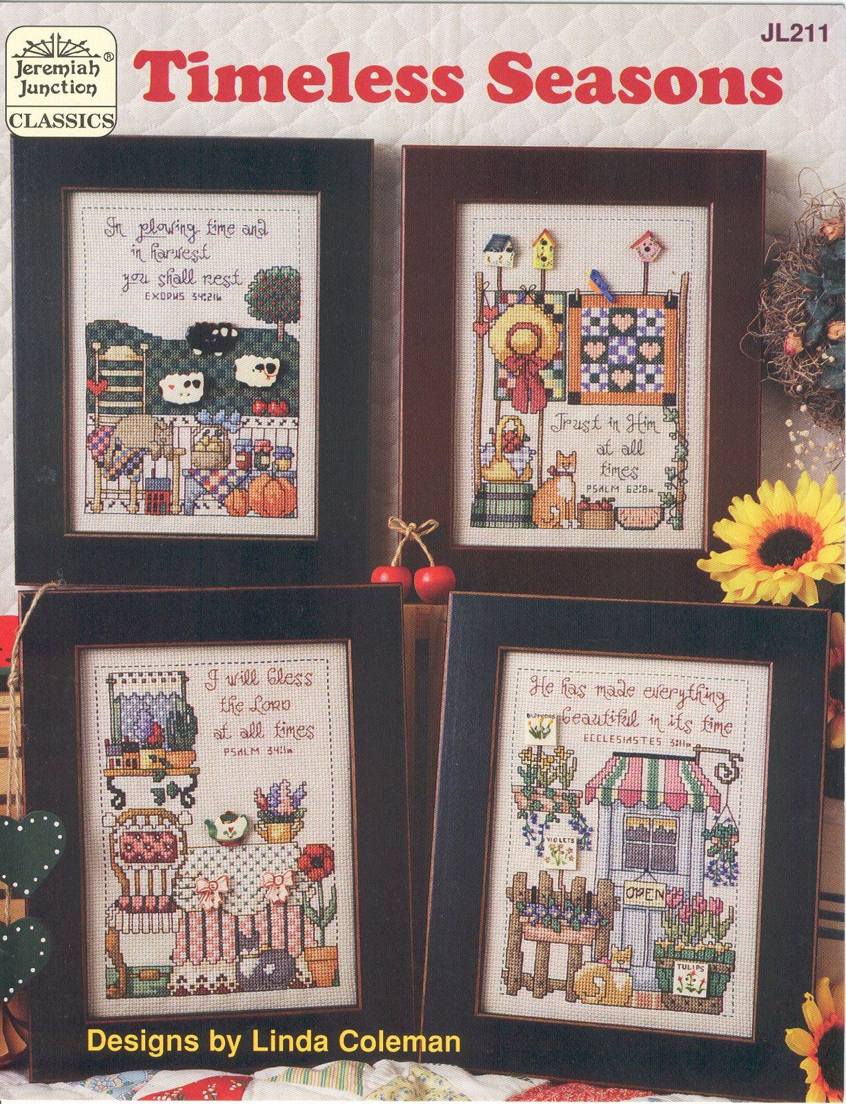 Schema punto croce Timeless Seasons 01