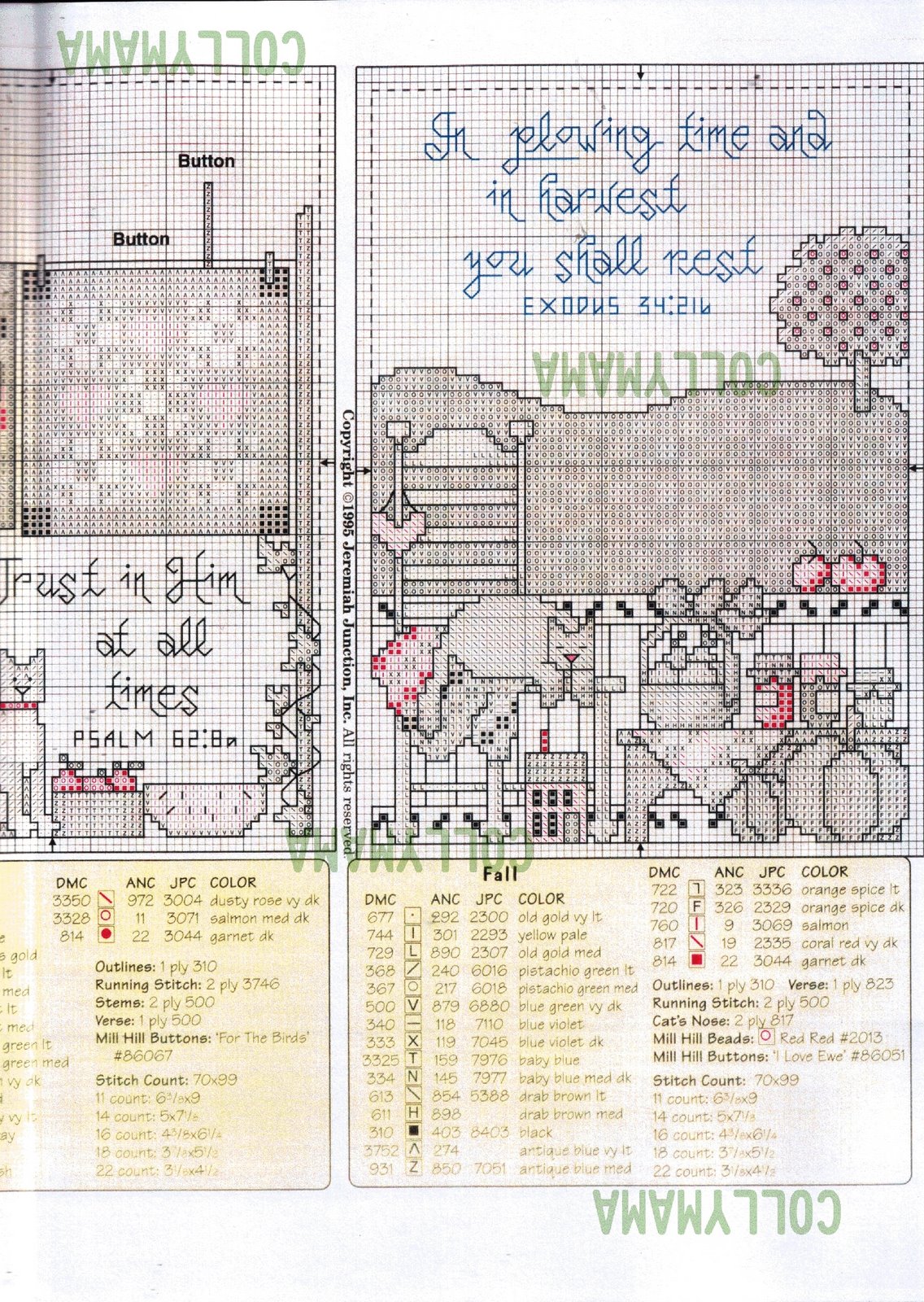 Schema punto croce Timeless Seasons 03