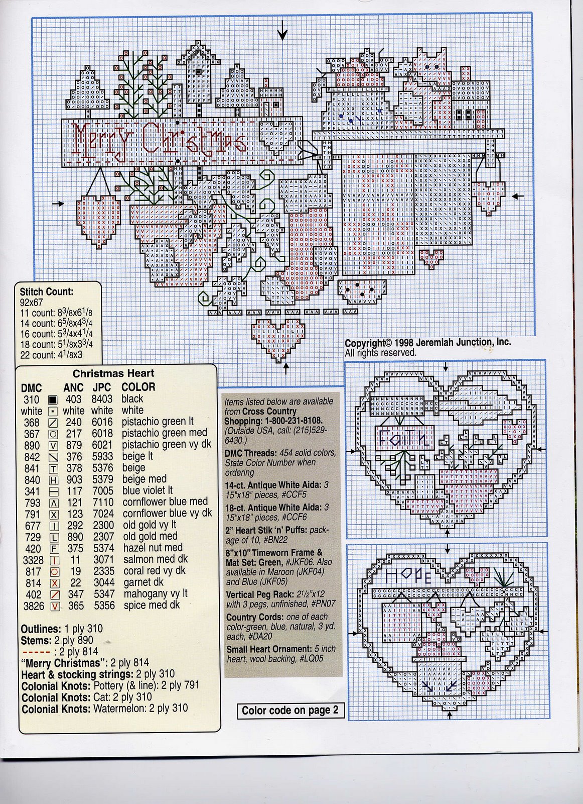 Schema punto croce Wonderful Winter 03