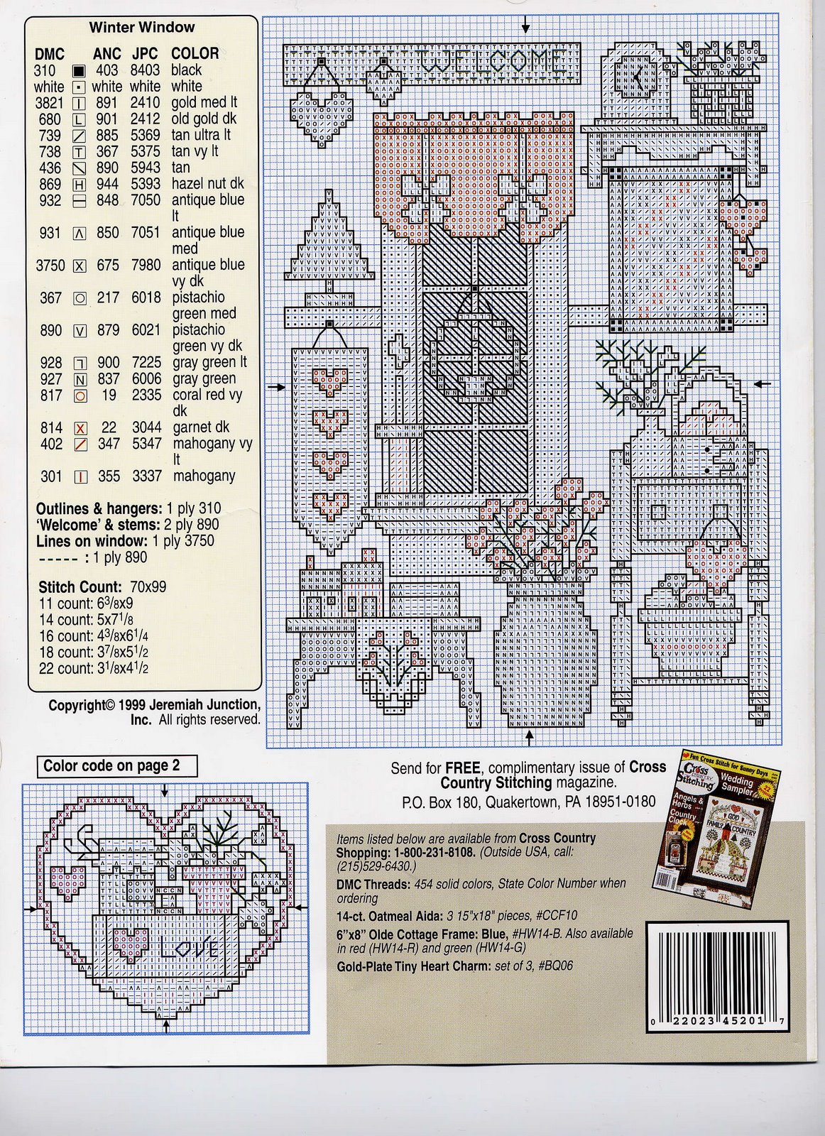 Schema punto croce Wonderful Winter 04