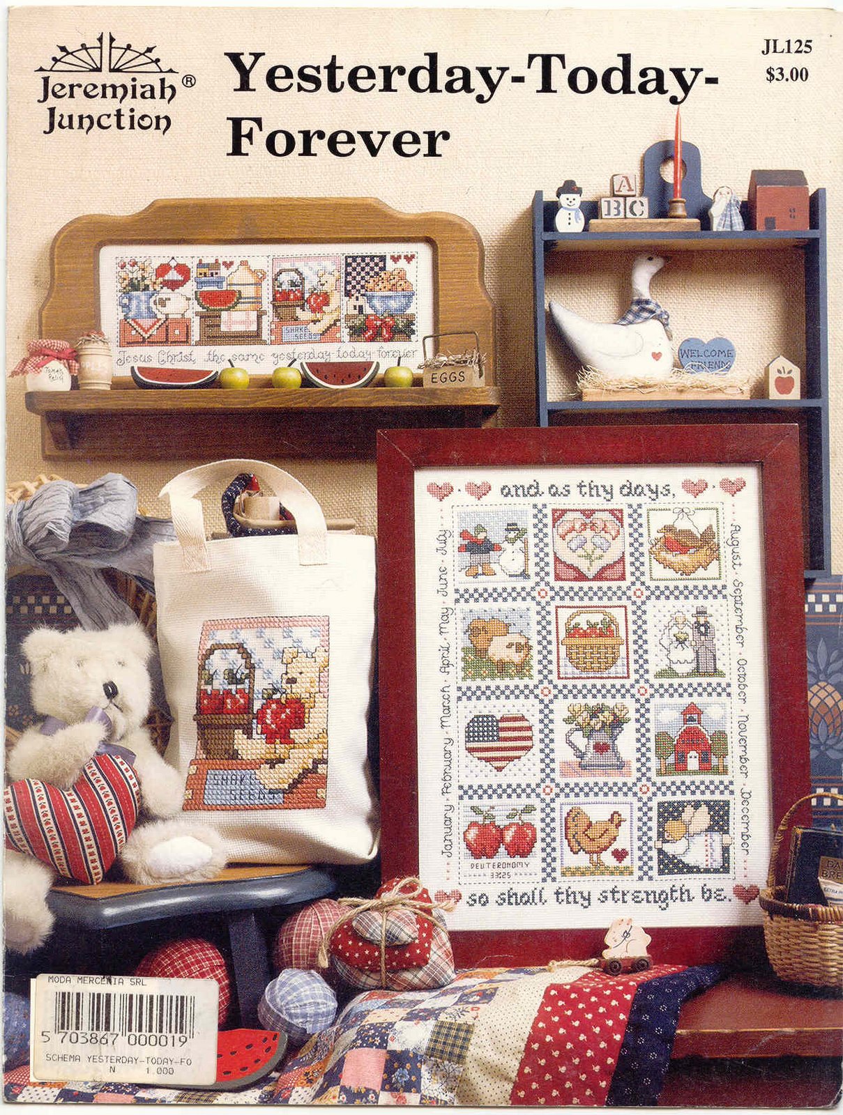 Schema punto croce Yesterday Today Forever 01