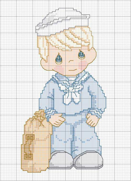 Schema punto croce Marinaretto