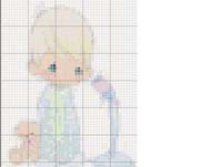 Schema punto croce Prova canora