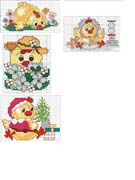 Schema punto croce Schemini Pulcini