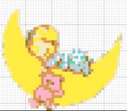 Schema punto croce Bebe2