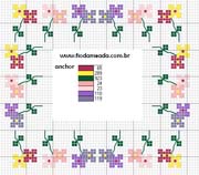 Schema punto croce Fiorellini Vari