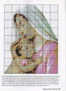 Schema punto croce Madonnina