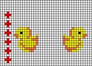 Schema punto croce Pulcini2