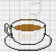 Schema punto croce Tazza di caff&egrave;