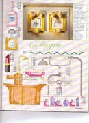 Schema punto croce Bagno 2