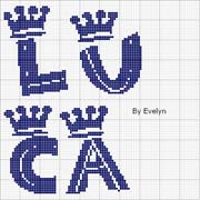 Schema punto croce Luca1