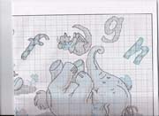 Schema punto croce abc 2