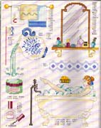 Schema punto croce Bagno