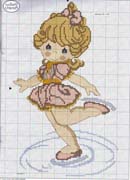 Schema punto croce Pattinaggio