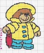 Schema punto croce Orsetto Paddington