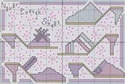Schema punto croce Scarpe da donna