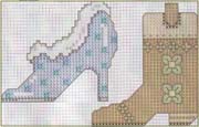 Schema punto croce Scarpe da donna 3