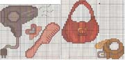 Schema punto croce accessori