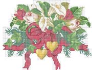 Schema punto croce fiori