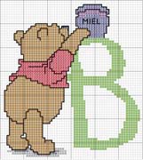 Schema punto croce wiinnie b