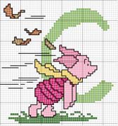 Schema punto croce winnie c