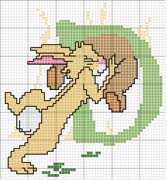 Schema punto croce winnie d