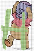 Schema punto croce winnie h