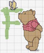 Schema punto croce Winnie F
