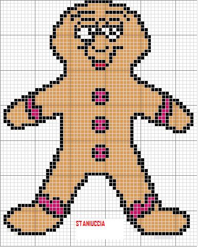 Schema punto croce Biscoto