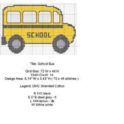 Schema punto croce Bus
