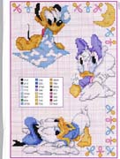 Schema punto croce Baby Disney 2