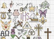 Schema punto croce Religione