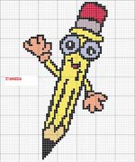 Schema punto croce matitone