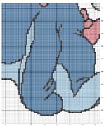 Schema punto croce Ih-Oh di Winnie the Pooh 3