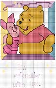 Schema punto croce Pimpi e Winnie