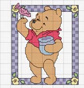 Schema punto croce Winnie The Pooh