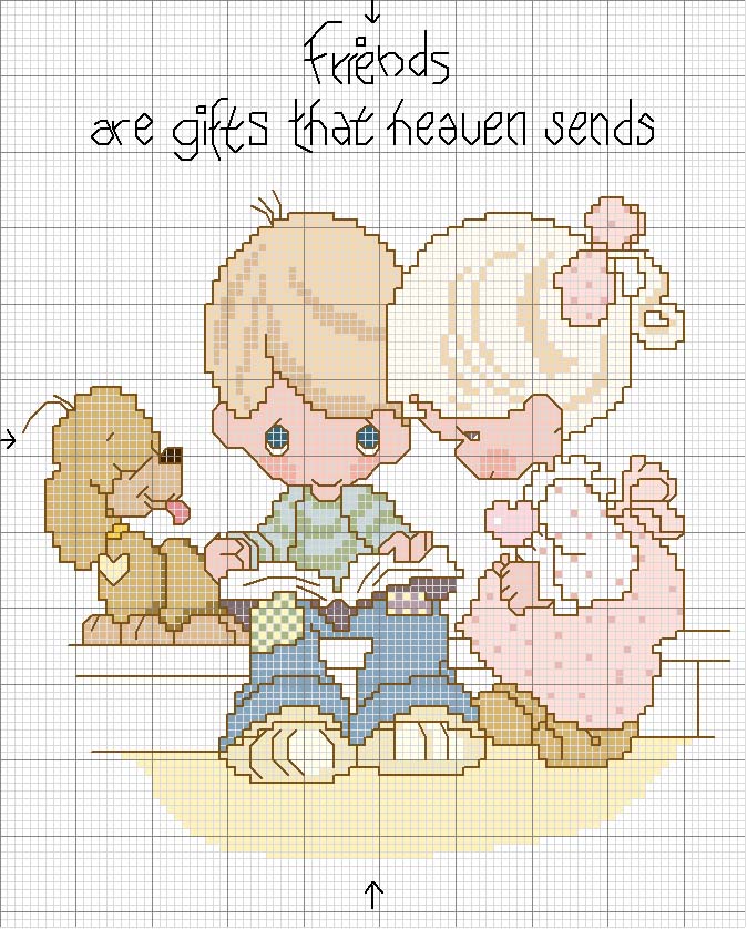 Schema punto croce Amore