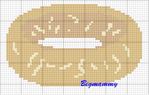 Schema punto croce Anello1