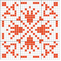 Schema punto croce Caleidoscopio
