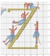 Schema punto croce A H